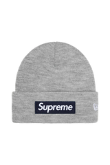 Supreme New Era Box Logo Beanie Gray (FW25) – Newcop Supreme New Era Box Logo Beanie Gray (FW25) – Newcop