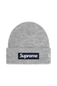 Supreme New Era Box Logo Beanie Grey (FW25)