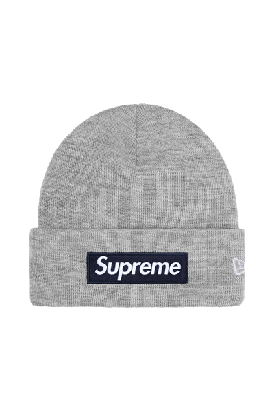 Supreme New Era Box Logo Beanie Gray (FW25) – Newcop Supreme New Era Box Logo Beanie Gray (FW25) – Newcop