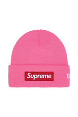Supreme New Era Box Logo Beanie Pink (FW25) – Newcop