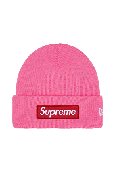 Supreme New Era Box Logo Beanie Pink (FW25)
