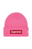 Supreme New Era Box Logo Beanie Pink (FW25)