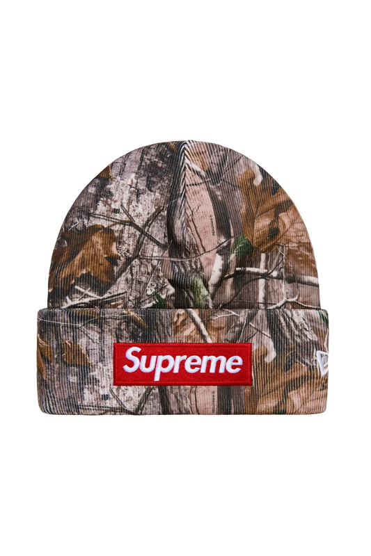 Supreme New Era Box Logo Beanie Forest Camo (FW25)