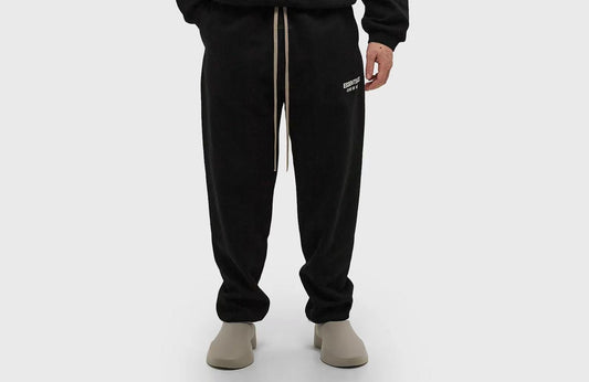 Fear of God Essentials Sweatpants Fleece Black White