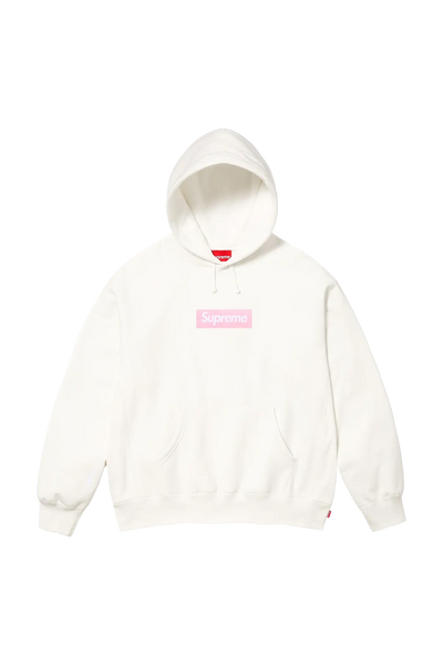 Supreme Hoodie Box Logo White (FW25)