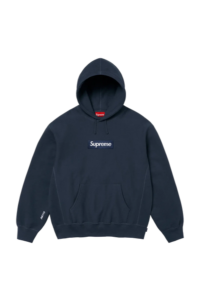 2025FWSupreme Box Logo Hooded Mサイズ ネイビー Supreme Hoodie Box Logo Navy Blue (FW25) – Newcop