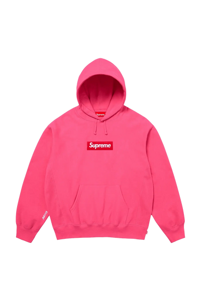 Supreme Hoodie Box Logo Pink (FW25) – Newcop