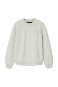 ALLSAINTS Insignia Crew Neck Cotton Sweatshirt Sea Green