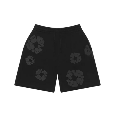Denim Tears Mono Wreath Sweatshorts Black