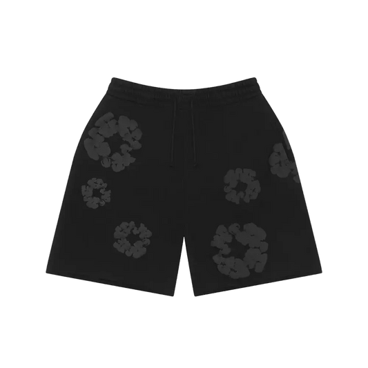 Denim Tears Mono Wreath Sweatshorts Black