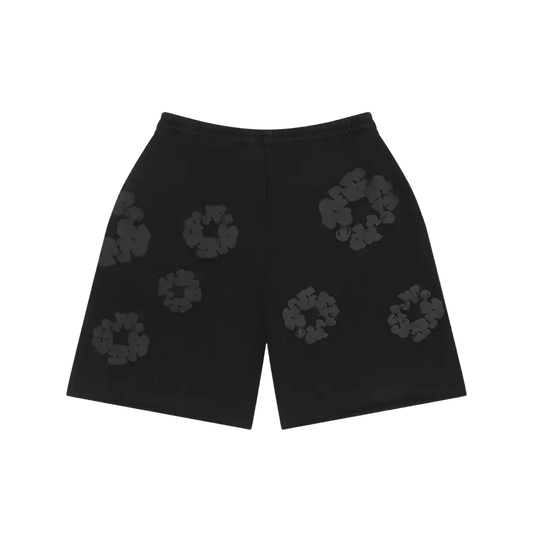 Denim Tears Mono Wreath Sweatshorts Black