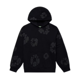 Denim Tears Cotton Wreath Hoodie Black Monochrome