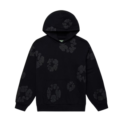 Denim Tears Cotton Wreath Hoodie Black Monochrome