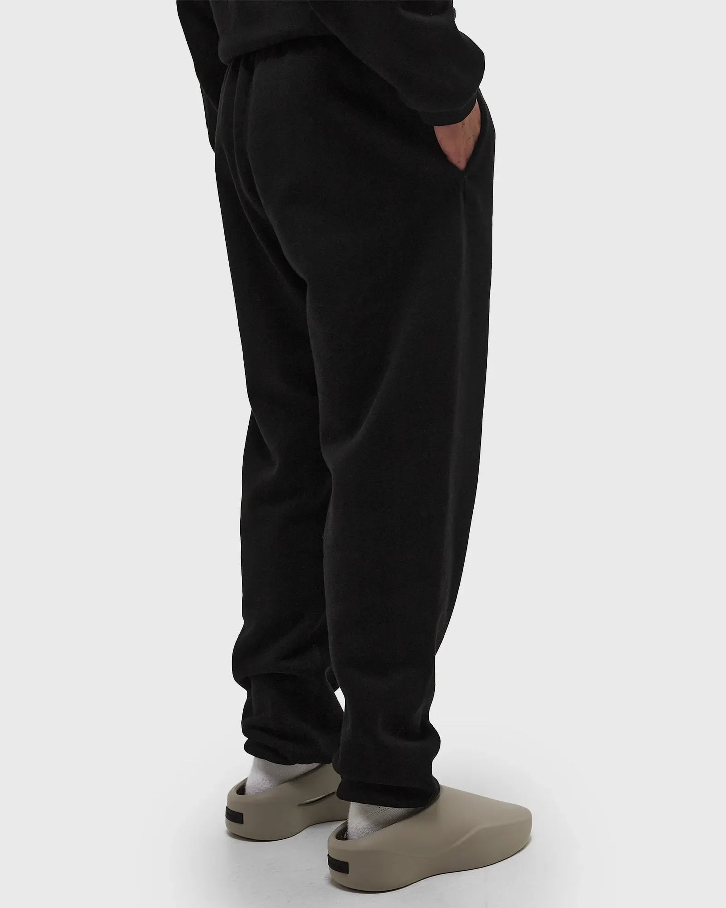 Fear Of God Essentials Sweatpants Fleece Black White