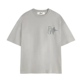 Fakegods Star Boxy Tee Light Grey