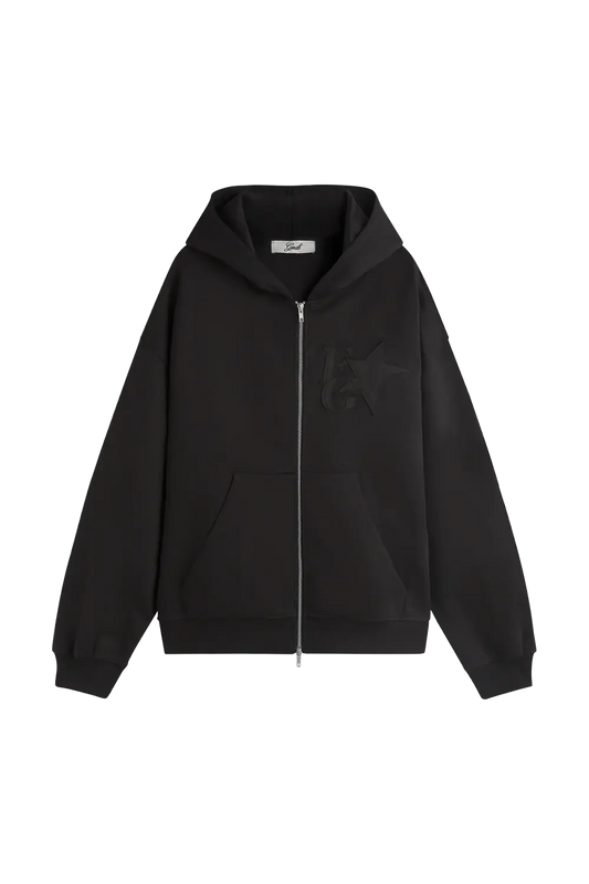 Fakegods Star Zipper Black