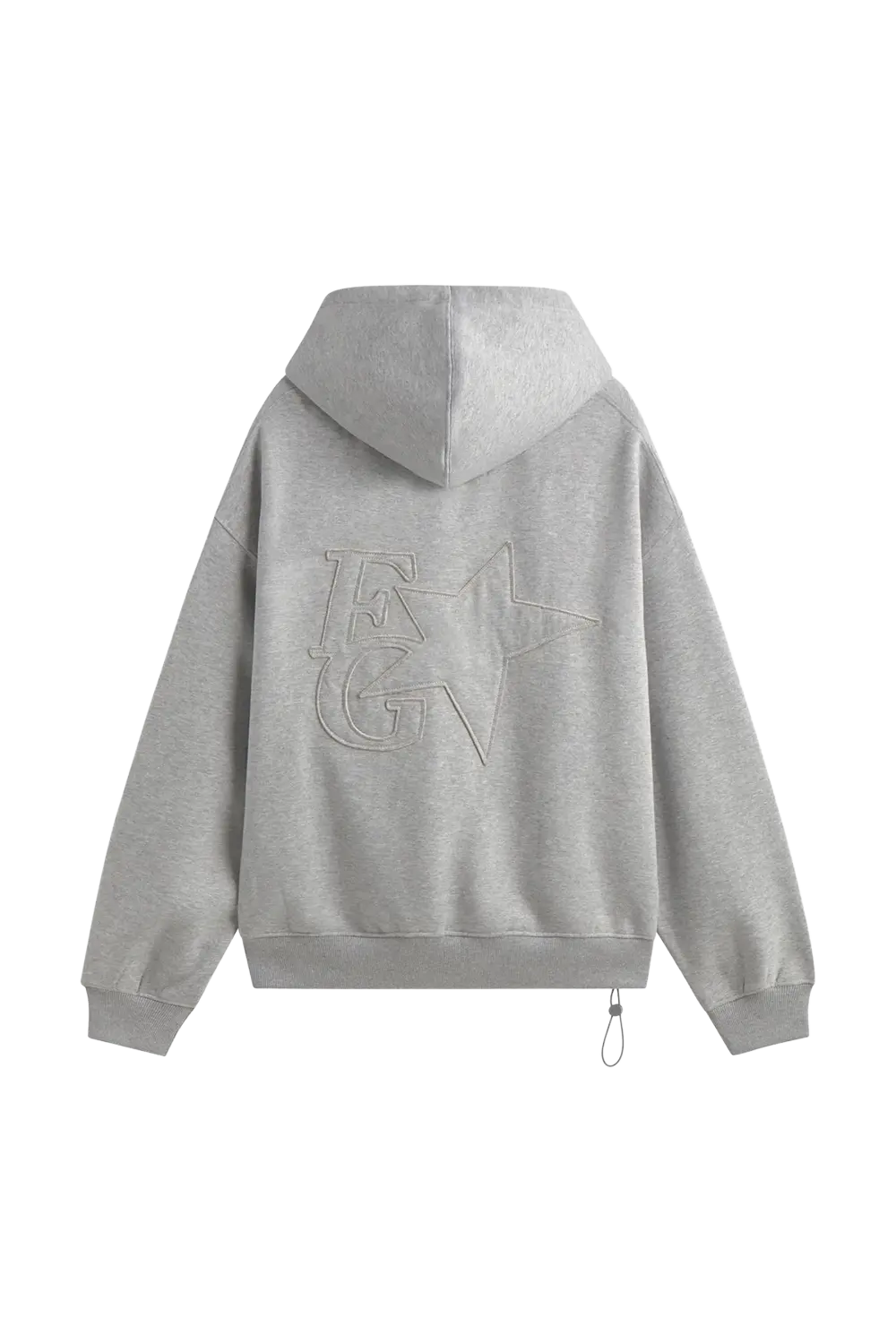 Fakegods Star Hoodie Grey Melange