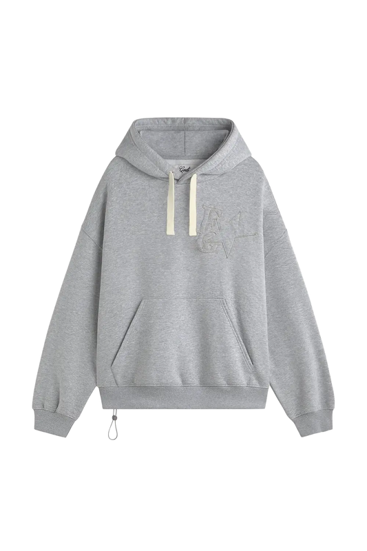 Fakegods Star Hoodie Grey Melange