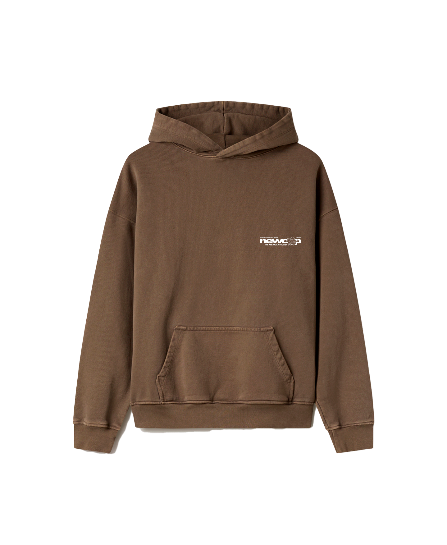 Flowers Brown Hoodie