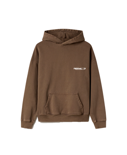 Flowers Brown Hoodie