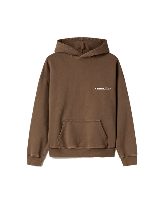 Flowers Brown Hoodie