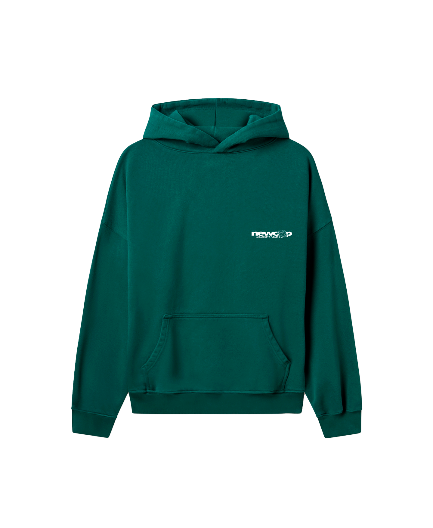 Flowers Green Hoodie