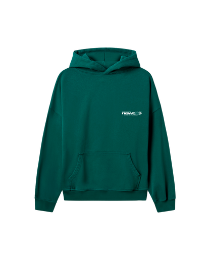 Flowers Green Hoodie