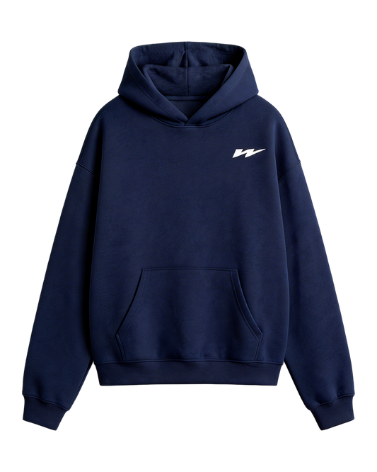 W Patch Hoodie Navy
