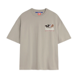 Fakegods Horse Race Tee Light  Grey