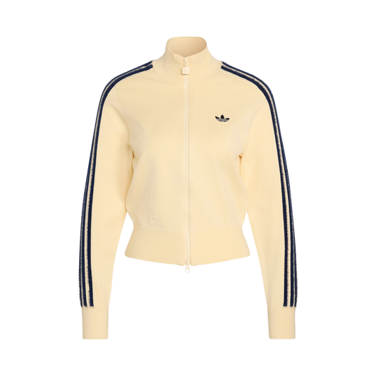 Adidas Firebird Knit Track Top Violet Night Indigo