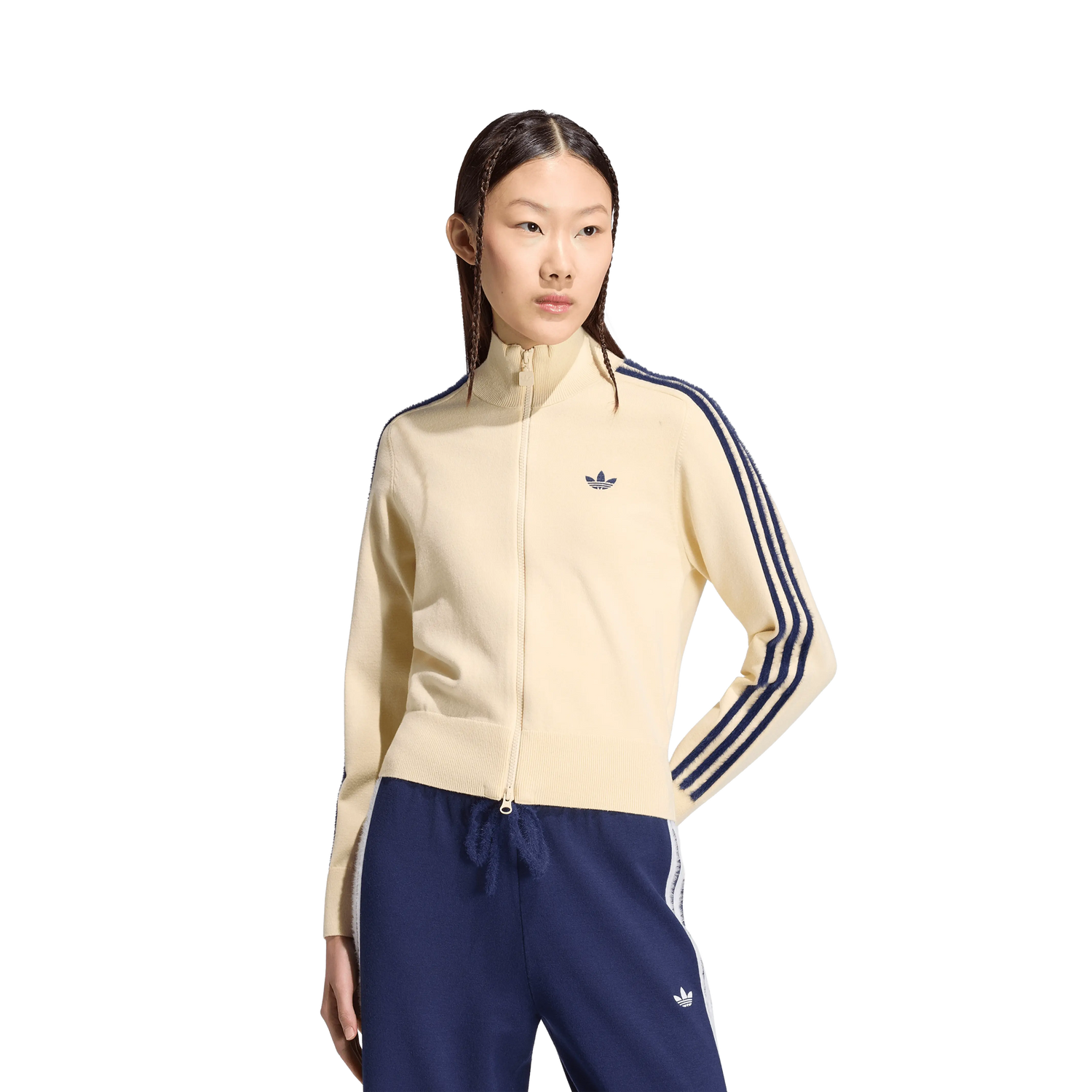 Adidas Firebird Knit Track Top Violet Night Indigo