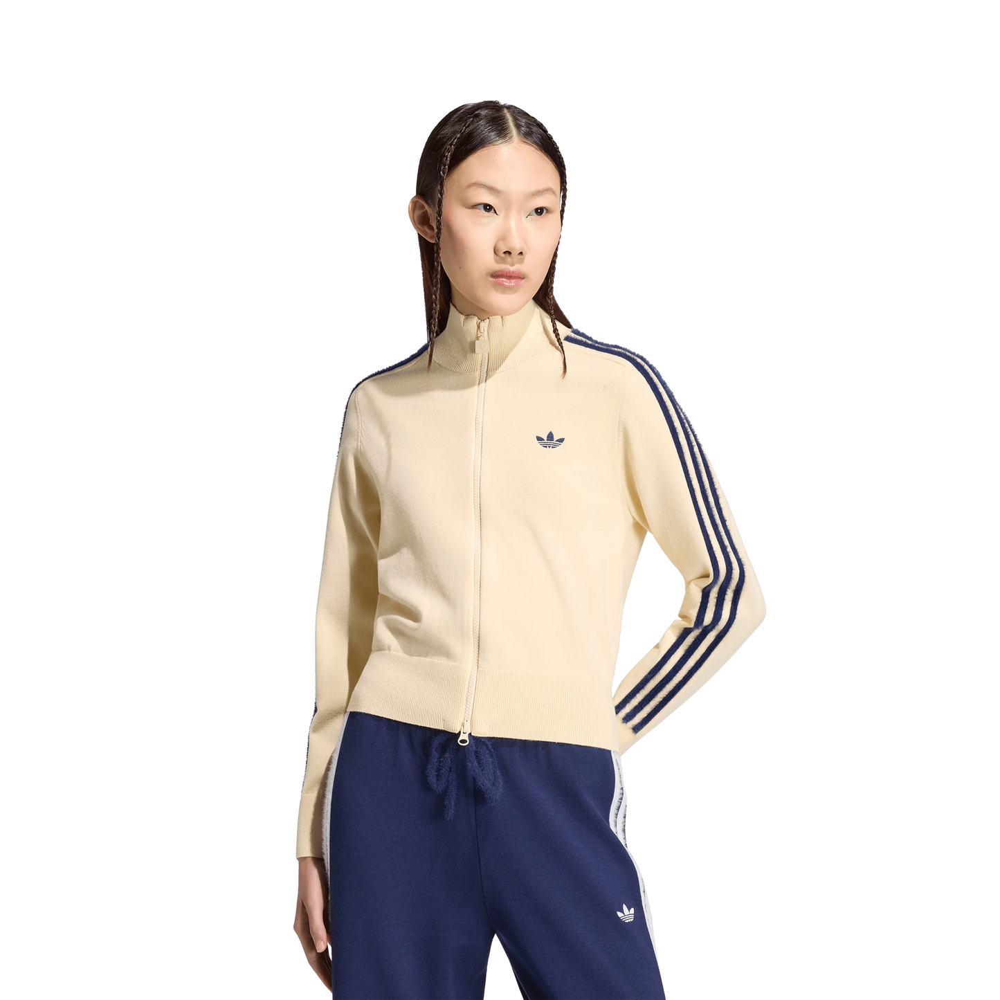 Adidas Firebird Knit Track Top Violet Night Indigo