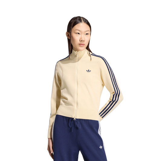 Adidas Firebird Knit Track Top Violet Night Indigo