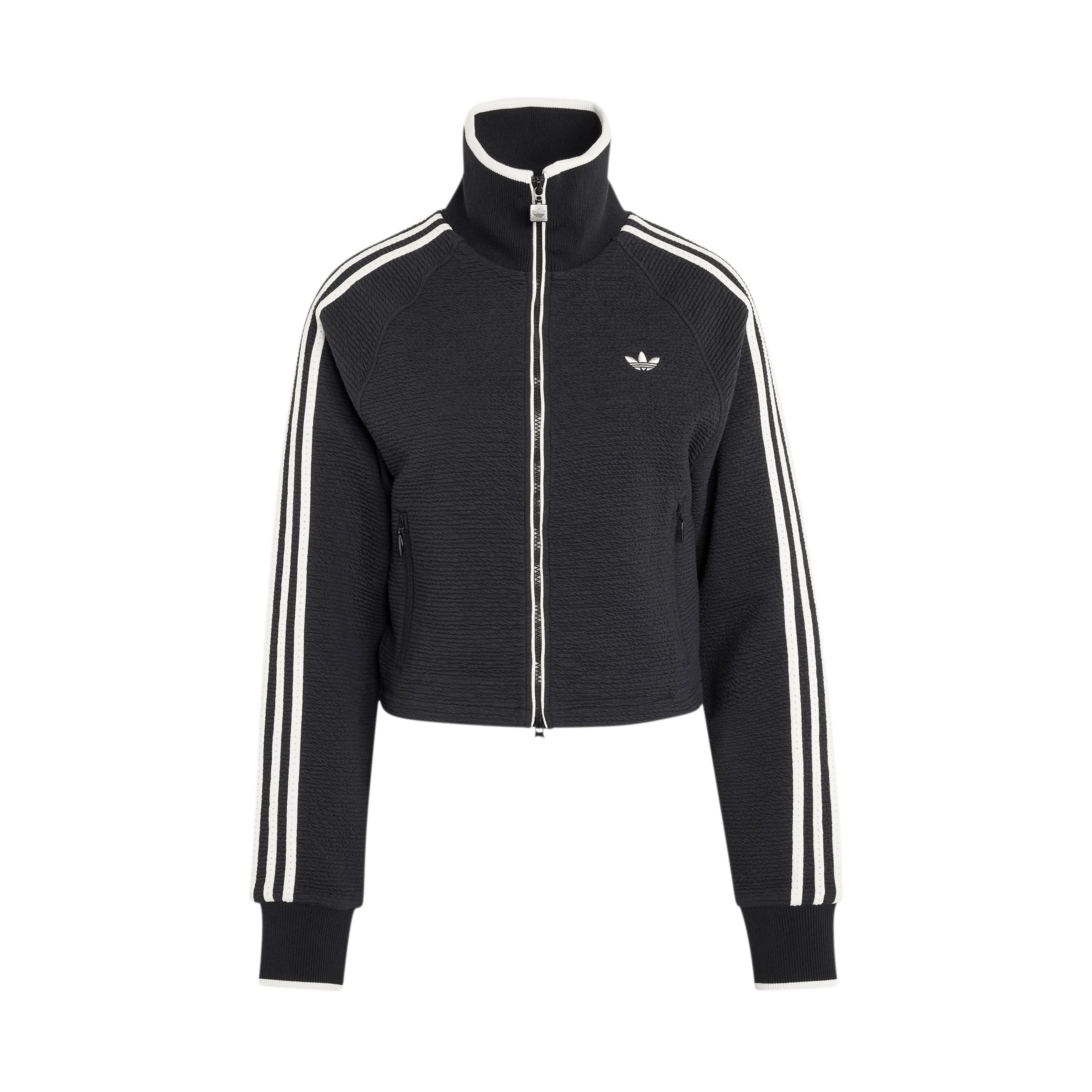 Adidas Firebird Track Top Black White