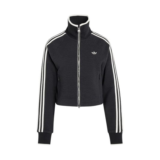 Adidas Firebird Track Top Black White