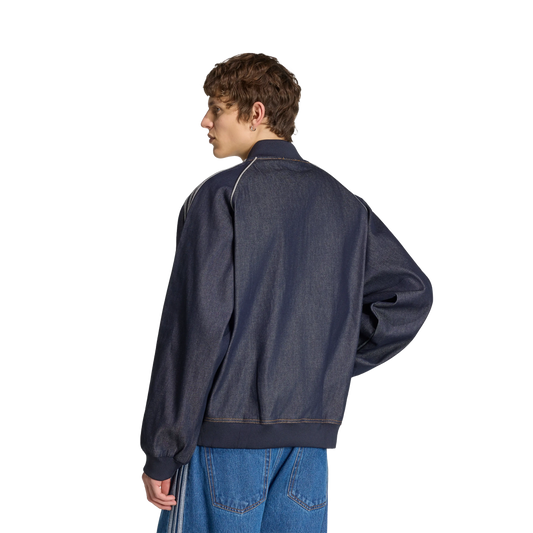 Adidas SST Denim Track Top Indigo Denim