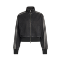 Adidas Denim Firebird Track Top Worn Black