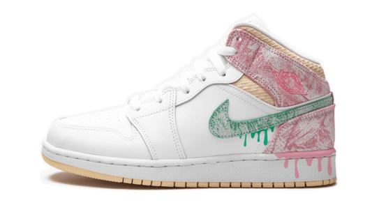 Air Jordan 1 Mid Paint Drip