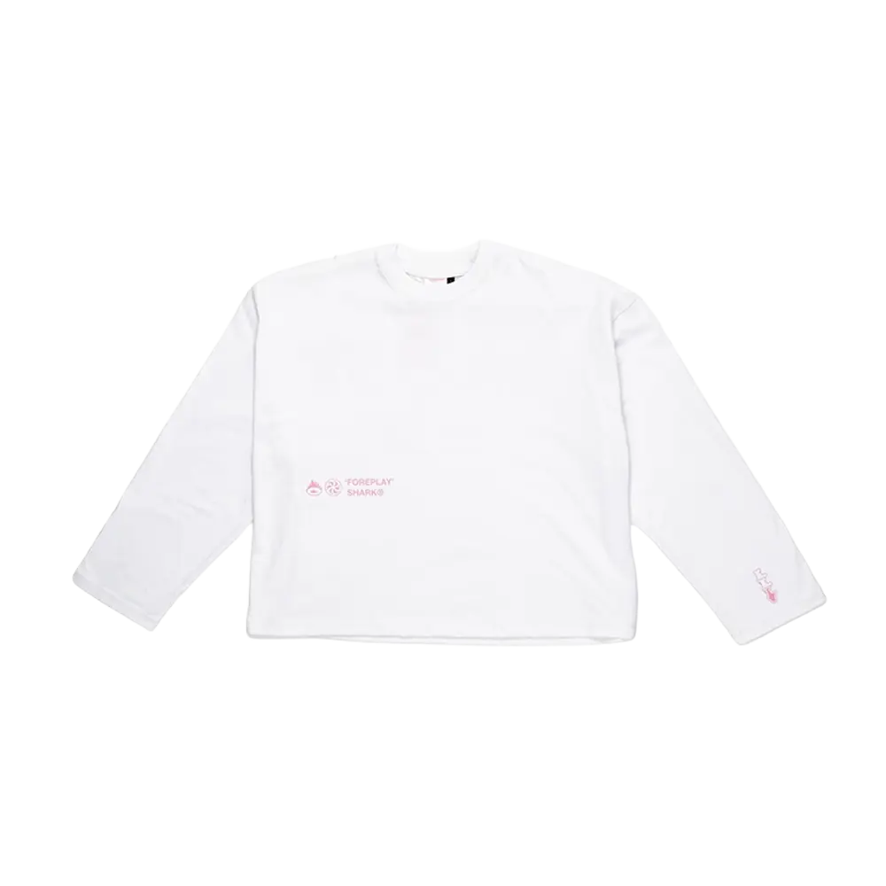 SHARK Too Hot For You White Top