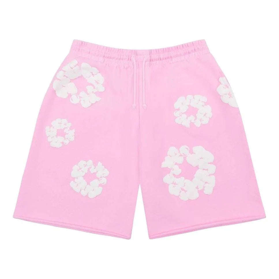 Denim Tears The Cotton Wreath Shorts Pink