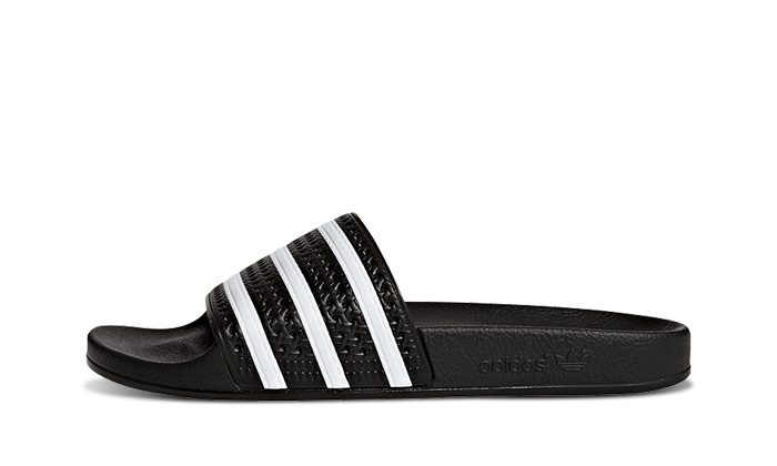Newcop Adidas Adilette Slides Black White Zapatillas 1