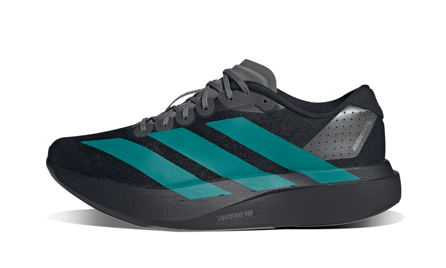 Newcop Adidas Adizero Evo Sl Black Pure Teal Zapatillas 1