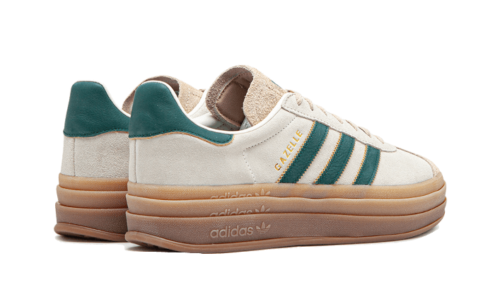 Newcop Adidas Gazelle Bold Magic Beige Collegiate Green Zapatillas 3