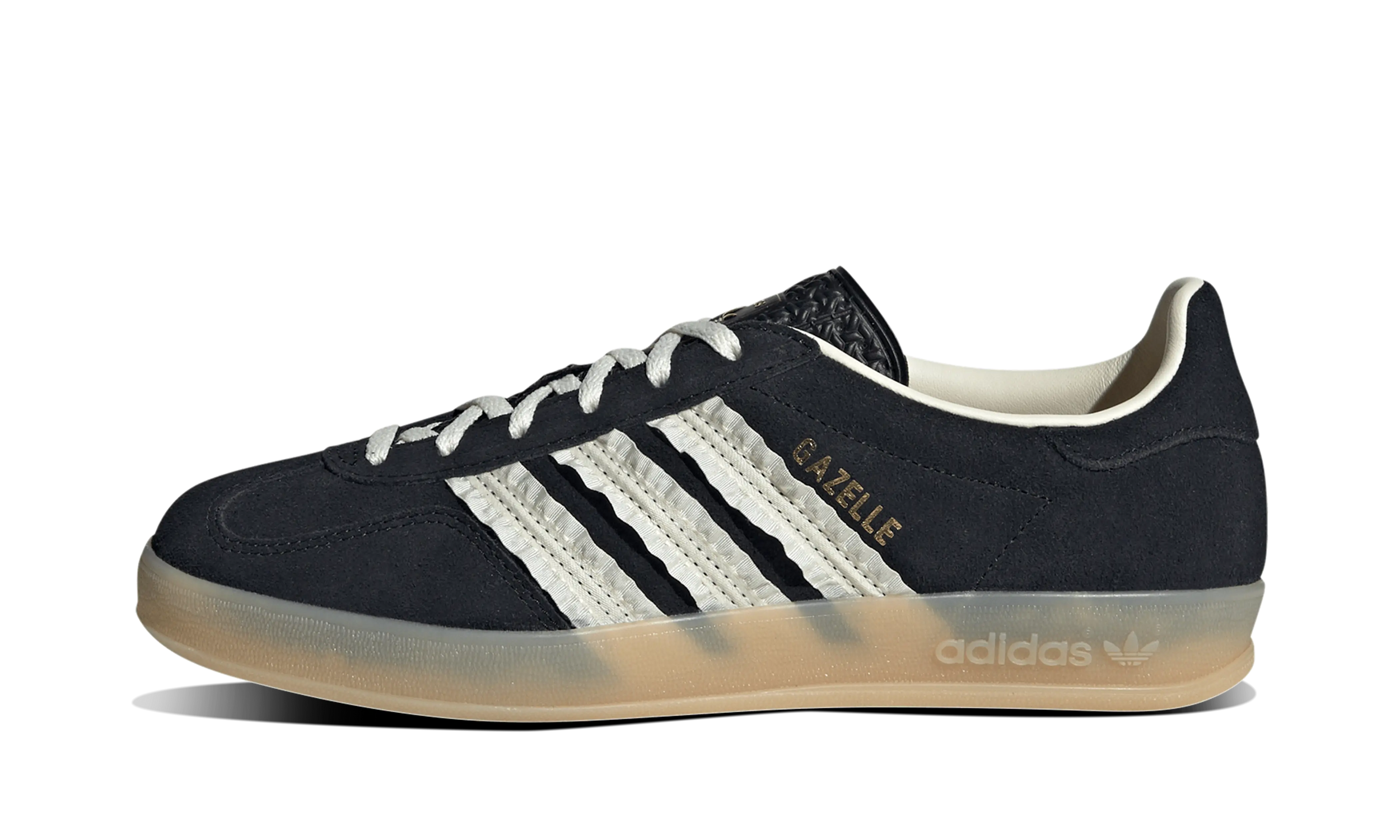 Newcop Adidas Gazelle Indoor Core Black Cream White Gum Zapatillas 1