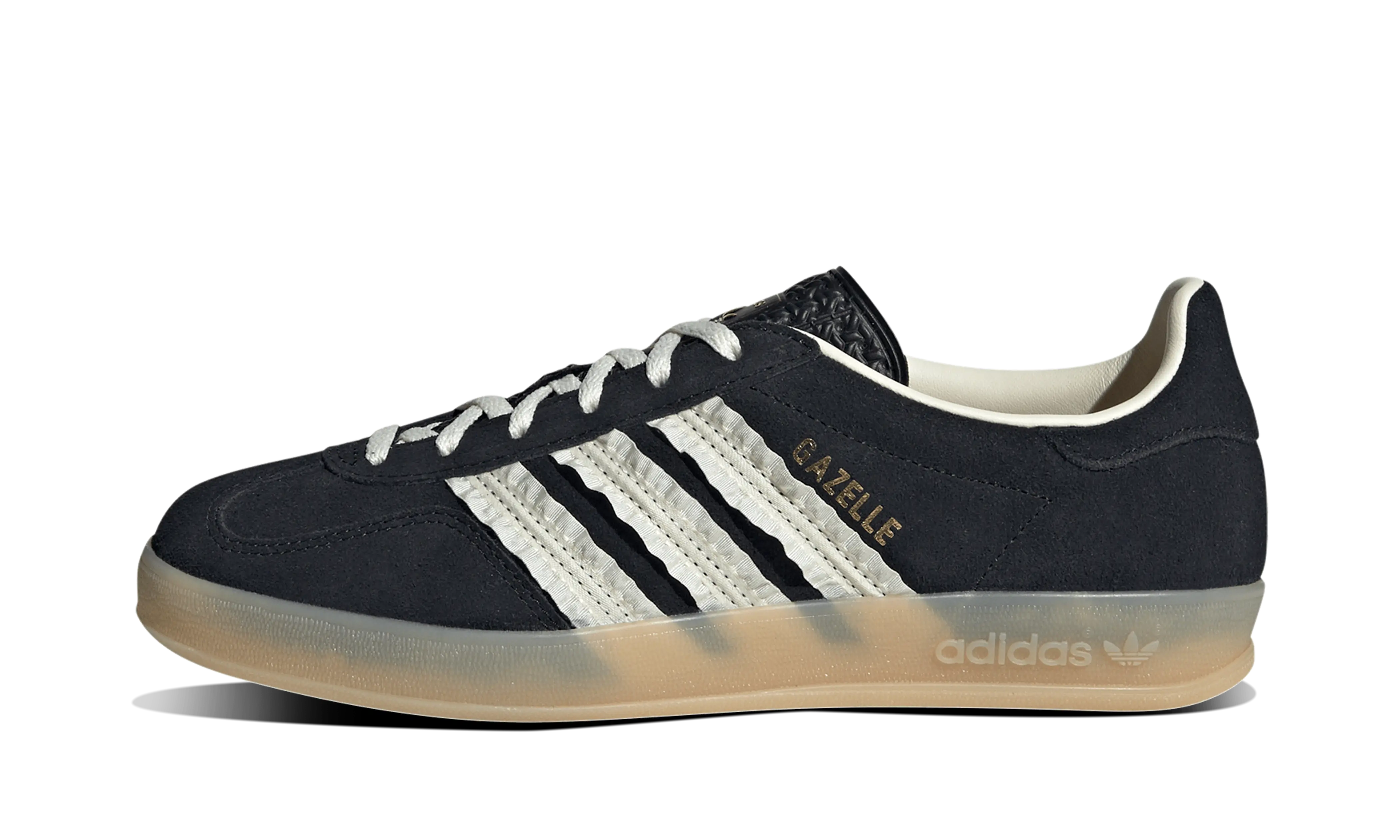 Newcop Adidas Gazelle Indoor Core Black Cream White Gum Zapatillas 1