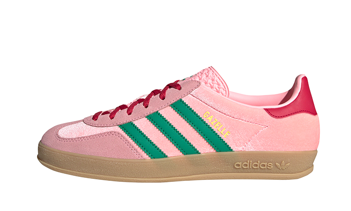 Newcop Adidas Gazelle Indoor Pink Velvet Zapatillas 1