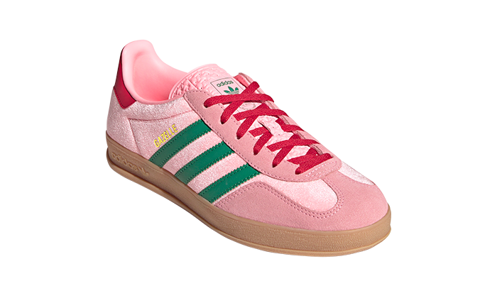 Newcop Adidas Gazelle Indoor Pink Velvet Zapatillas 2