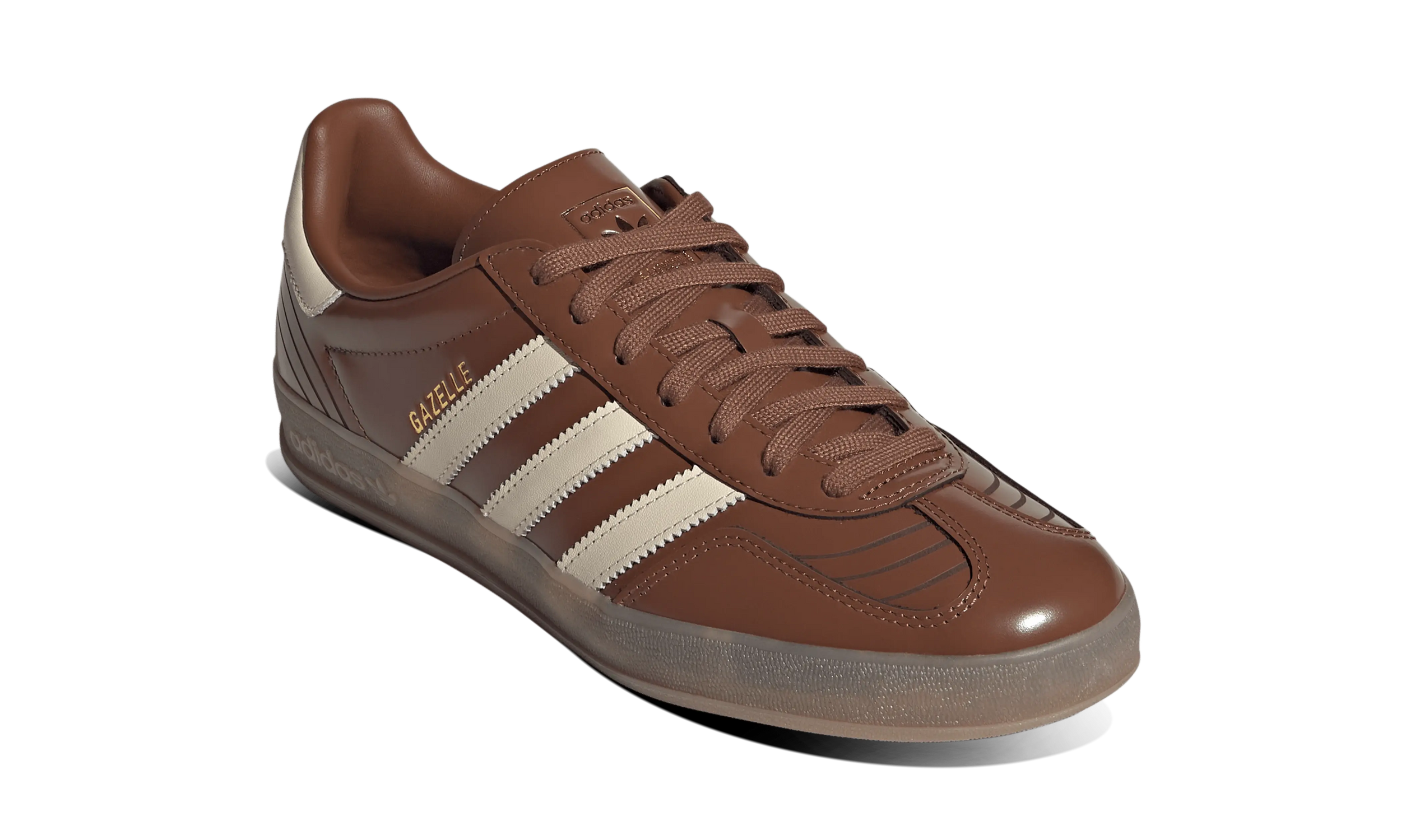 Newcop Adidas Gazelle Indoor Preloved Brown Wonder White Gum Zapatillas 3