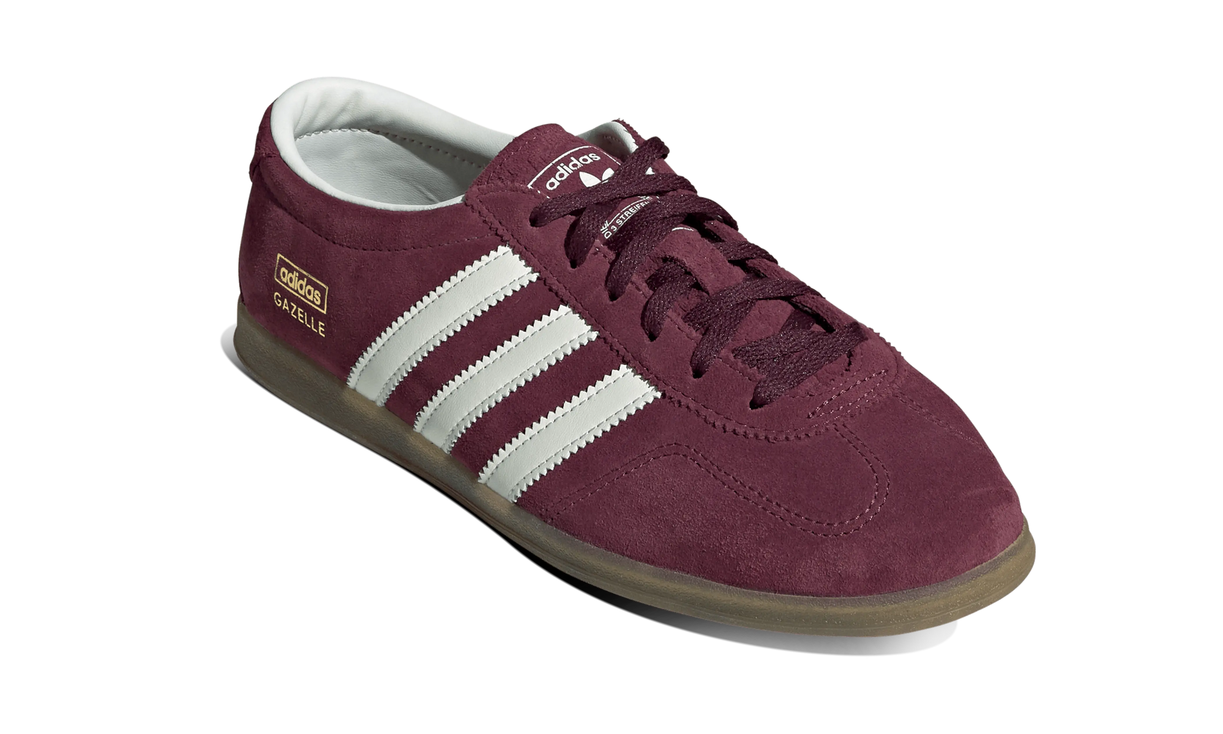 Newcop Adidas Gazelle Lo Pro Maroon White Zapatillas 3
