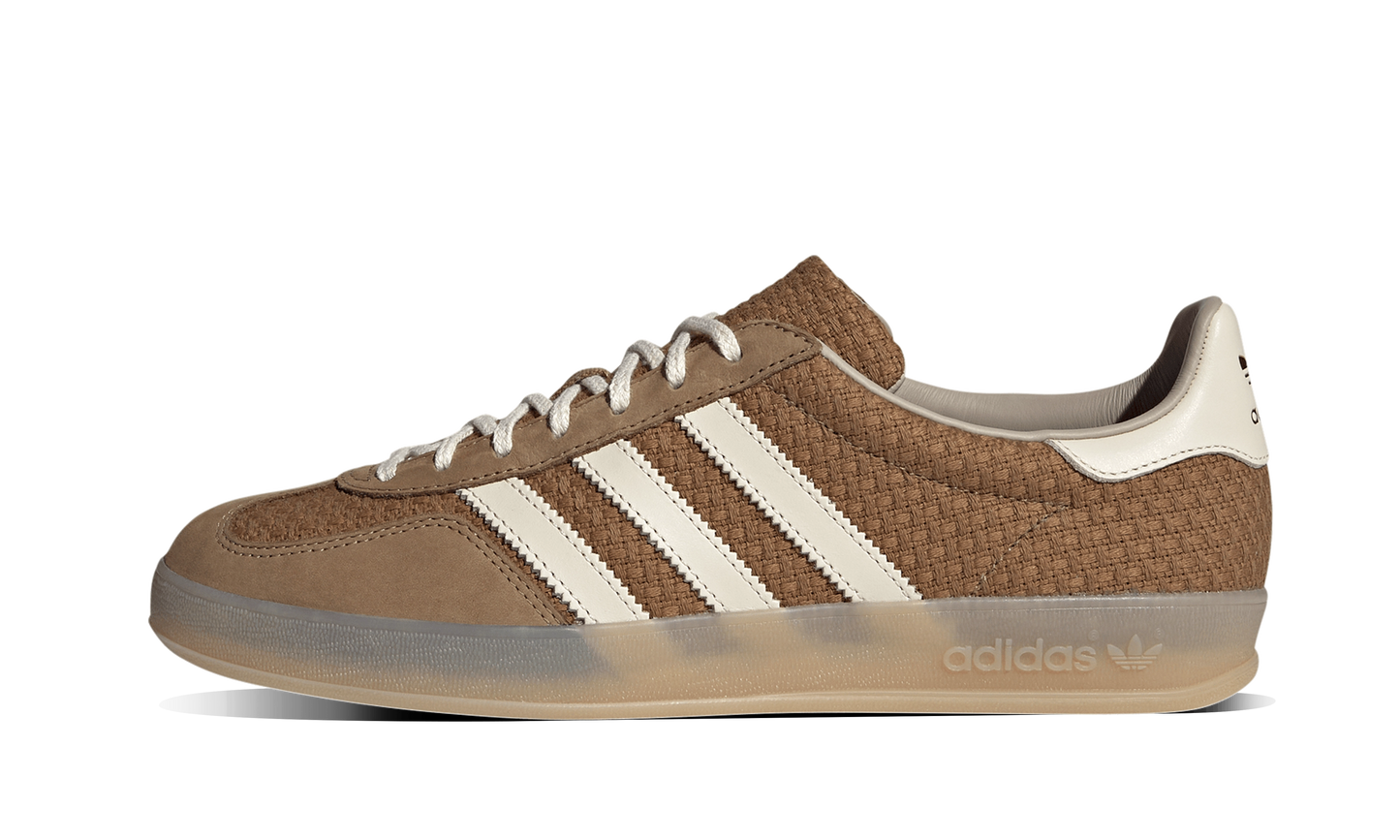 Newcop Adidas Mujer Gazelle Indoor Brown Desert Wonder White Zapatillas 1